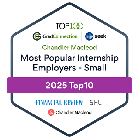 Most Popular Internship Employer - small 2025 badge